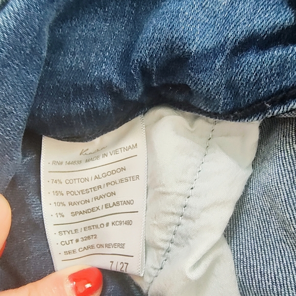 KanCan Truly High Rise Ankle Skinny Distressed Jeans Size 27 - Picture 7 of 7